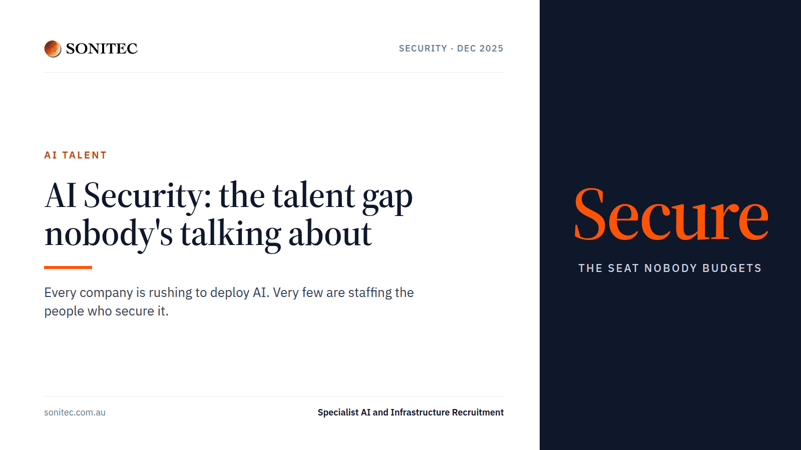 AI Security: The Talent Gap Nobody's Talking About