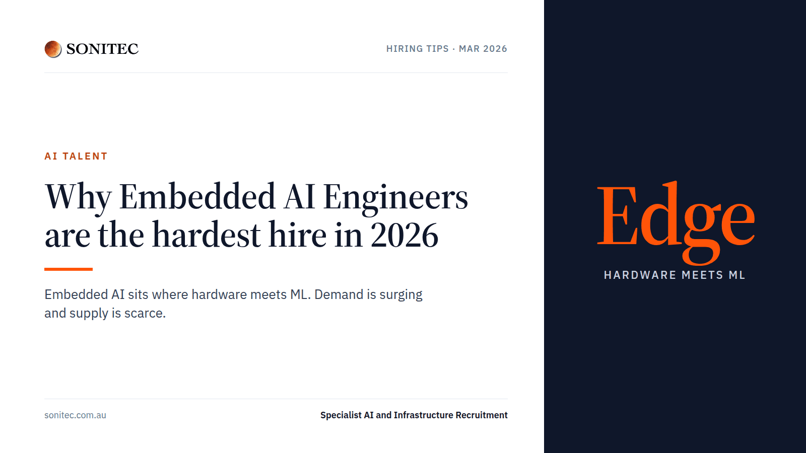 Why Embedded AI Engineers Are the Hardest Hire in 2026